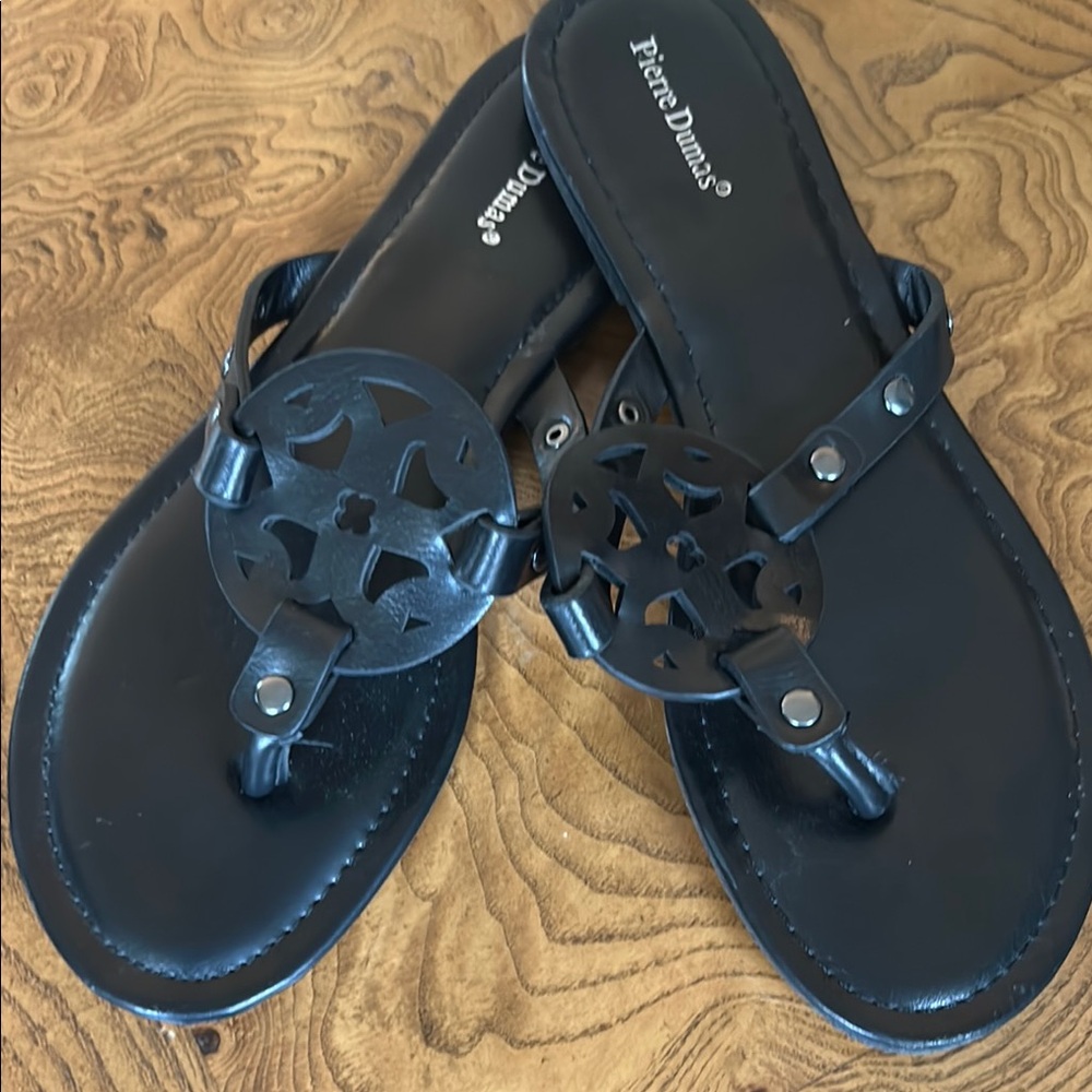 Pierre Dumas Black Women's Sandals